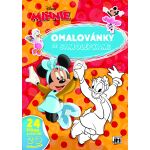 Omalovánky A4 se samolepkami Minnie