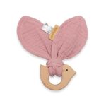 Kousátko s ptáčkem New Baby Bird pink