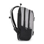 Studentský batoh + etue OXY Sport Grey Melange