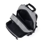 Studentský batoh + etue OXY Sport Grey Melange