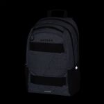 Studentský batoh + etue OXY Sport Grey Melange