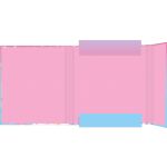 Box na sešity s gumou MERMAID 3D A4 (315x240mm) 130gr/m2