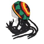 Čepice pletená jamajská