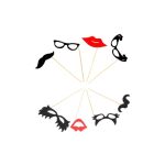 Maska - Kníry a brýle na špejlích
