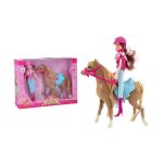 Panenka s koněm, 21 cm