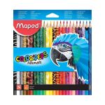 Pastelky Maped trojhr.24ks Color Peps Animals