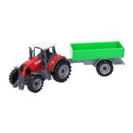Traktor s vlečkou kovový 18 cm