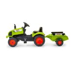 FALK Šlapací traktor 2041C Claas Arion s vlečkou a otvírací kapotou