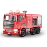 Auto hasičské s dělem - skládací model 36 cm