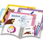 Lisciani Kreslící tabulky Máša a medvěd