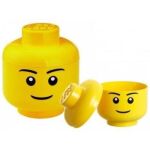 LEGO úložná hlava (velikost S) - chlapec