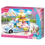 Sluban Girls Dream M38-B0993B Mobilní hamburgerový stánek