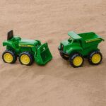 JD Kids John Deere traktor a sklápěč set 16 cm