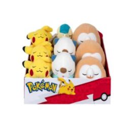 Pokemon Sleeping Plyš (Assortment) W1
