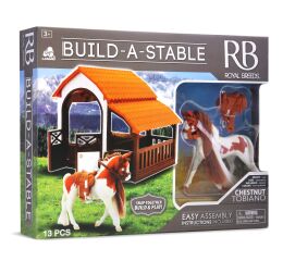 Royal Breeds - Kůň se stájí set 9 cm