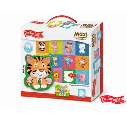 Far Far Land Maxi Puzzle Zoo 24 dílků 61x47 cm