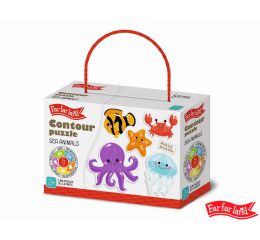 Far Far Land Puzzle obrysové moře 5 obrázků