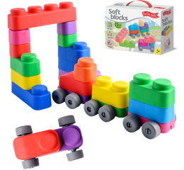 Far Far Land Stavebnice měkká 15 bloků