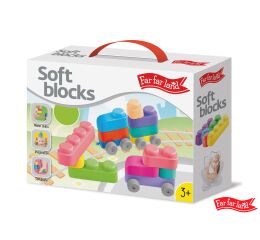 Far Far Land Stavebnice měkká 15 bloků