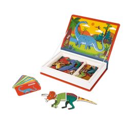 Janod Magnetická kniha Magnetibook Dinosauři