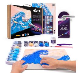 OKTO – Výtvarná sada „Velká vlna u pobřeží Kanagawy“ (30 × 40 cm)