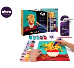 OKTO – Výtvarná sada „Slunečnice“ (30 × 40 cm)