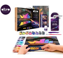 OKTO Malování hmotou motiv "#Opera House - Sydney" 30x40 cm