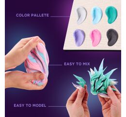 OKTO Manga motiv živlů "Vítr" výtvarný set 30x40 cm