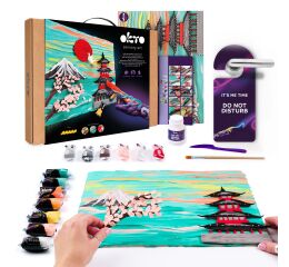 OKTO Výtvarný set malování hmotou #Japan 30x40 cm