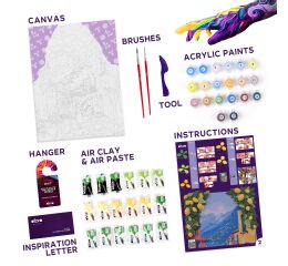 OKTO Malba a 3D modelování obraz "Lemon Weekend" 30x40 cm