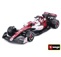 Bburago 1:43 Formula F1 Alfa Romeo Orlen C42 (2022) nr.24 Zhou Guanyu červeno-bílá