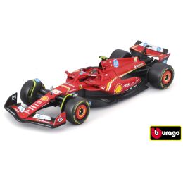 Bburago 1:43 Formula F1 Ferrari Scuderia SF-24 (2024) nr.55 Carlos Sainz  - with driver and decorati