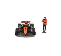 Bburago 1:24 RACE Formula F1 - McLaren F1 Team MCL38(2024) #81 (Oscar Piastr) -with driver and decor