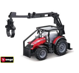 Bburago  Farm Traktor 10cm Massey Ferguson 8740S - lesní traktor