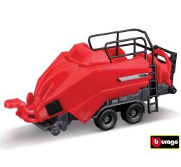 Bburago 10cm Farm tractor Gift Set - Massey Ferguson 8740S with 3 trailers