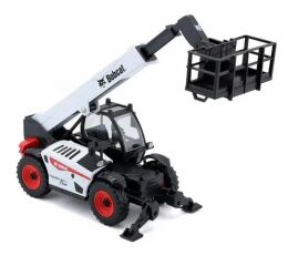 Bburago 1:50 Bobcat T40.180SLP Telehandler w/Man Platform