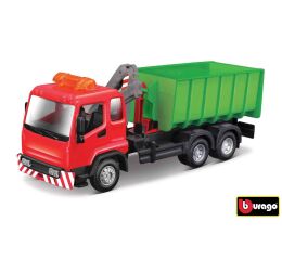 Bburago 1:43 servisní vozidlo Hooklift and Crane Truck