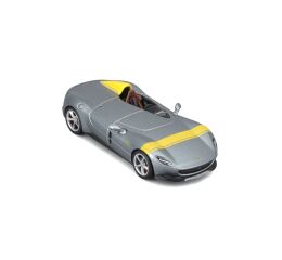 Bburago 1:43 Ferrari  Signature Series - Ferrari Monza SP1 - Silver/ Yellow