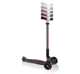 Globber koloběžka Master Prime Black - Neon Pink