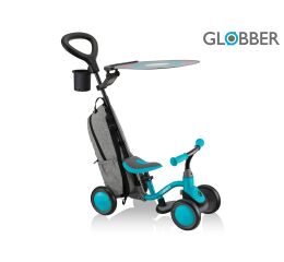 Globber odrážedlo 3v1 Deluxe - Learning Bike 3in1 Deluxe -Teal