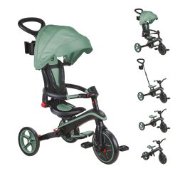 Globber Tříkolka dětská skládací 4v1 - Olive