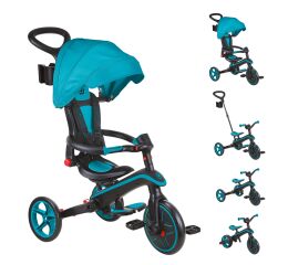 Globber Tříkolka dětská skládací 4v1 - Teal