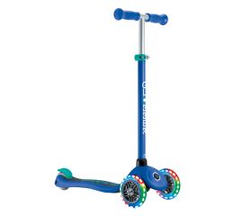 Globber Koloběžka dětská tříkolečková Primo Lights V2 svítící kolečka Navy Blue