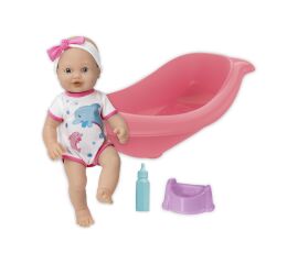 Panenka čurající set s vaničkou 41cm