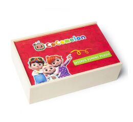 CoComelon dřevěné domino puzzle