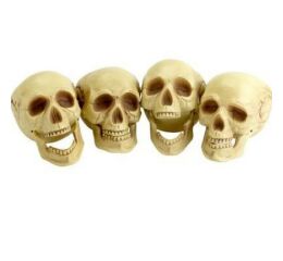 Halloween Death - LEBKA s pohyblivou čelistí 1 ks
