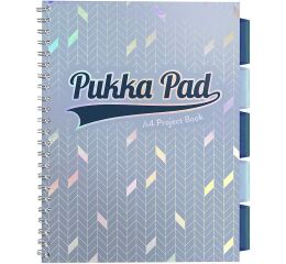 Pukka Pad projektový  blok Glee A4, papír 80g,100 listů, světle modrý, linkovaný