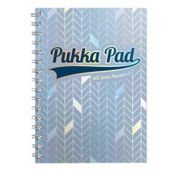 Pukka Pad spirálový blok GLEE Jotta A5, papír 80g, 100listů, světle modrý, linkovaný