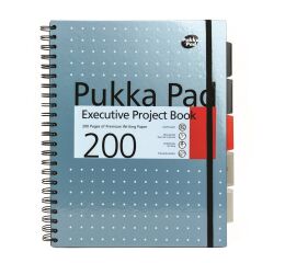 Pukka Pad projektový blok Metallic Executive A4, papír 80g, 100 listů MIX
