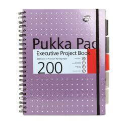 Pukka Pad projektový blok Metallic Executive A4, papír 80g, 100 listů MIX